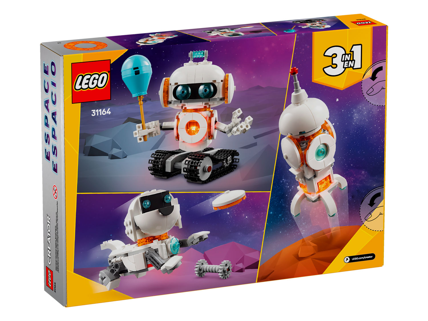 Конструктор LEGO Creator Космический робот 31164 281 дет. - фото 10