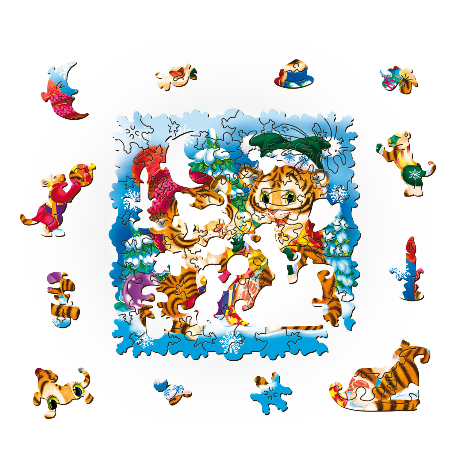 Пазл Нескучные игры Тигрята классический - фото 3