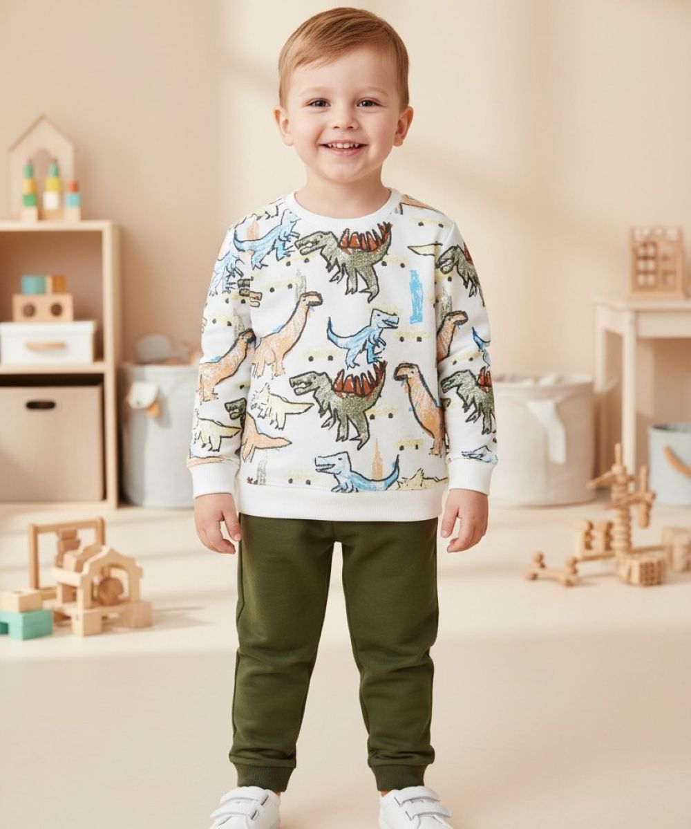 Изображение товара Спортивный костюм для малышей 68 см Deiko Baby хлопок демисезонный