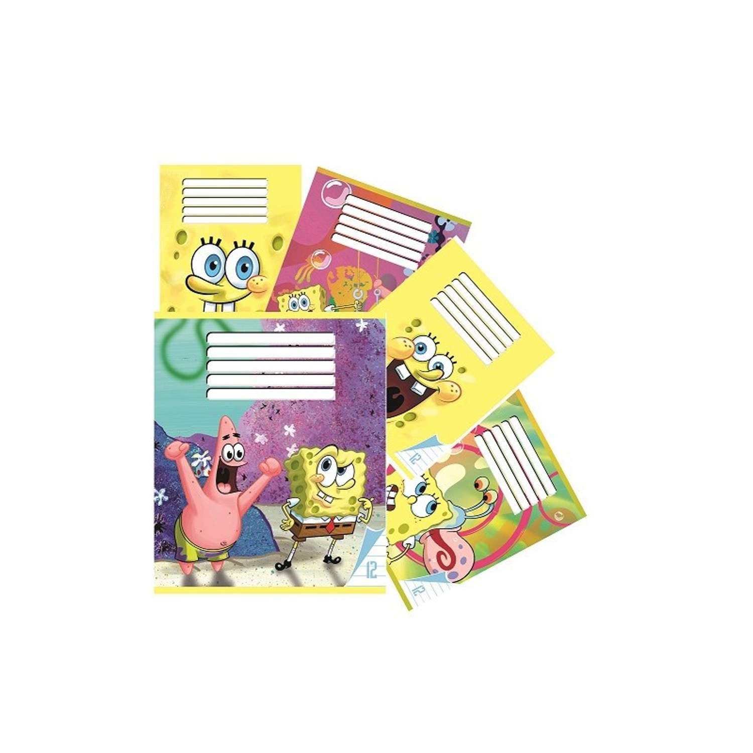 Тетрадь Spong Bob(Губка Боб) линейка в ассортименте - фото 1