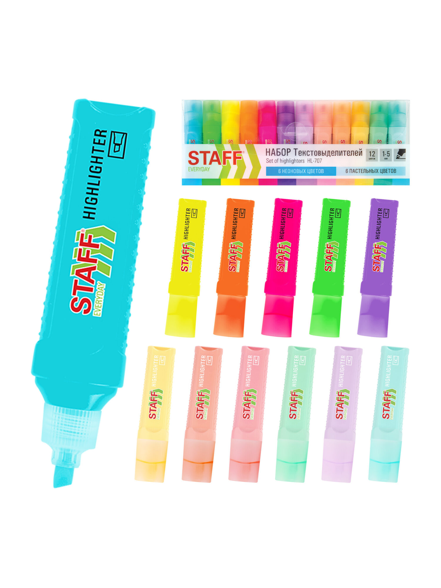 Текстовыделители Staff 12 шт. - фото 6