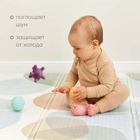 Коврик детский Happy Baby Soft Floor массажный непромокаемый складной