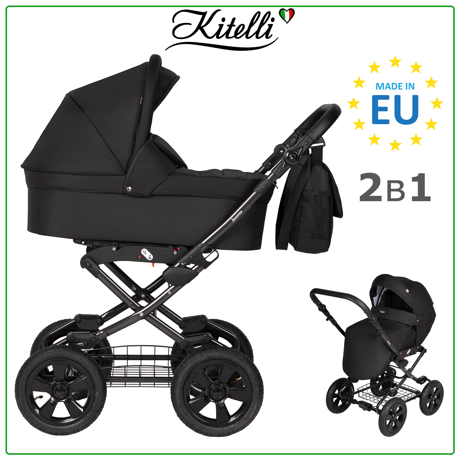 Коляска 2в1 Kitelli Inverno - фото 1