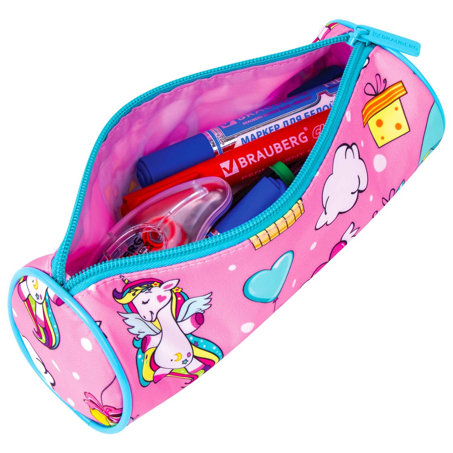 Пенал тубус Brauberg Soft Touch Unicorn - фото 7