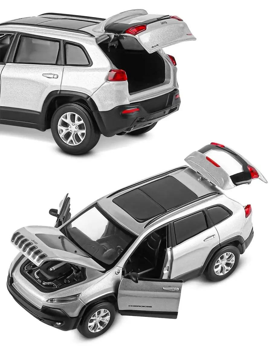 Внедорожник АВТОпанорама Jeep Cherokee 1:32 JB1251498 - фото 8
