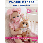 Кукла классическая QA BABY Реборн виниловая, можно купать высота 45 см