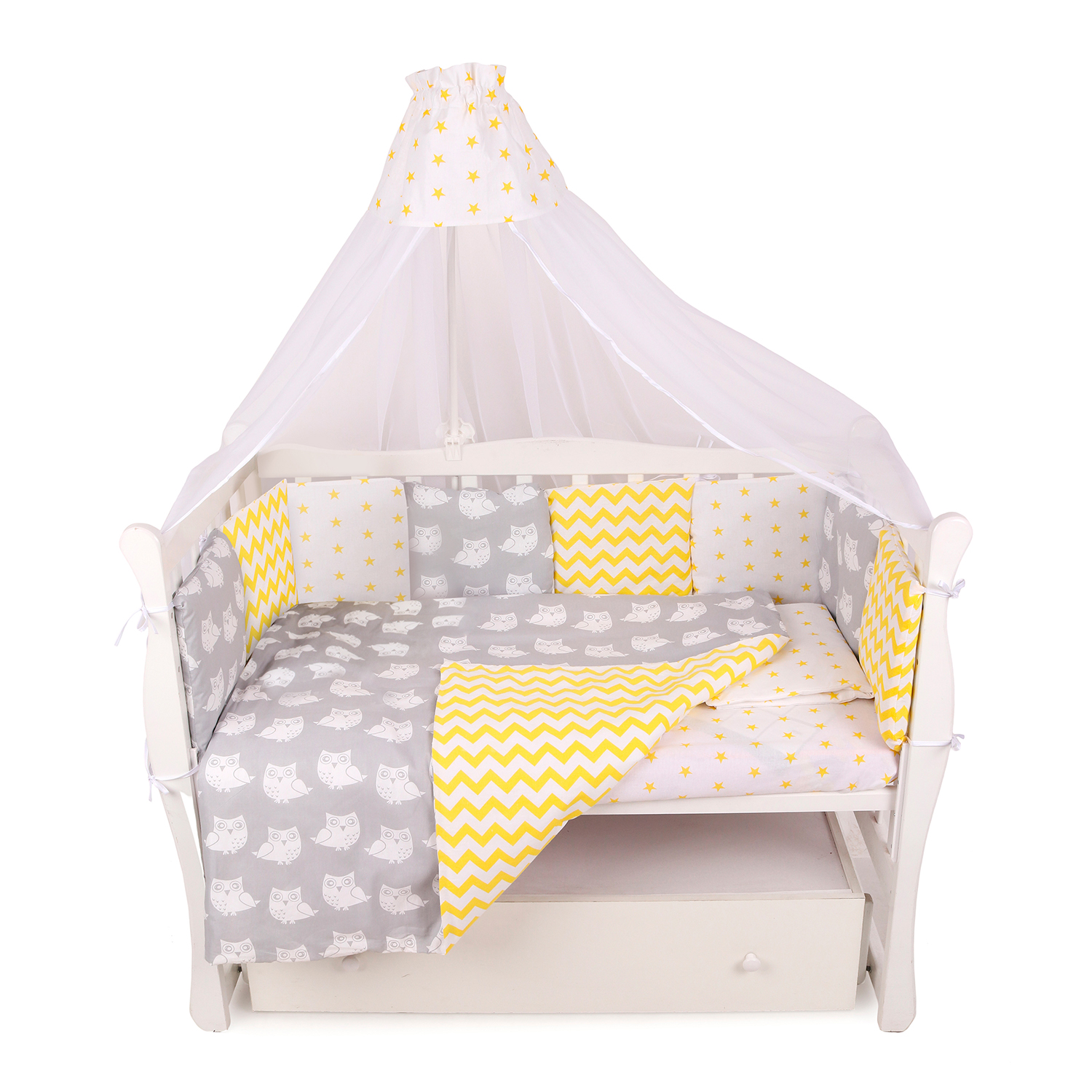 Комплект постельного белья Amarobaby Совята 4 предм. - фото 8
