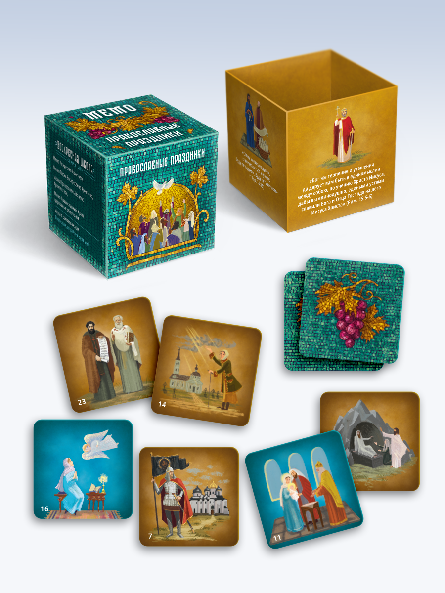 Настольная игра Студия Глава Мемо Православные праздники - фото 2