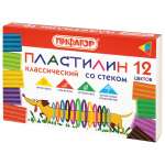 Пластилин Пифагор 12 цв.