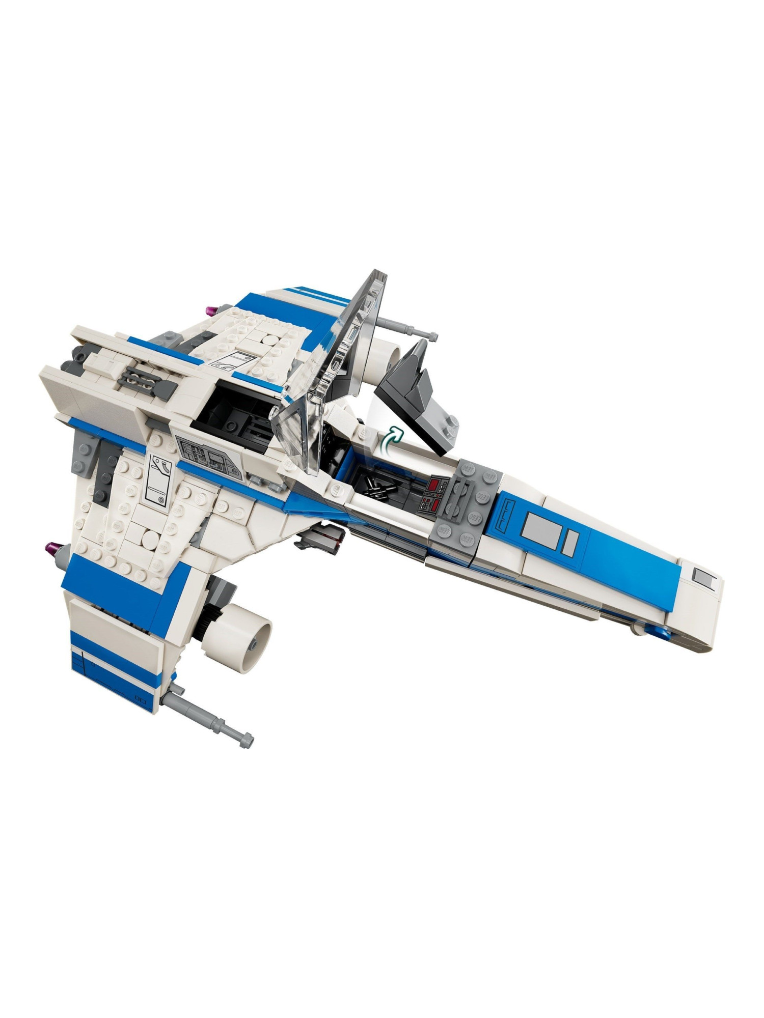 Конструктор LEGO Star Wars E-wing 1056 дет. - фото 7