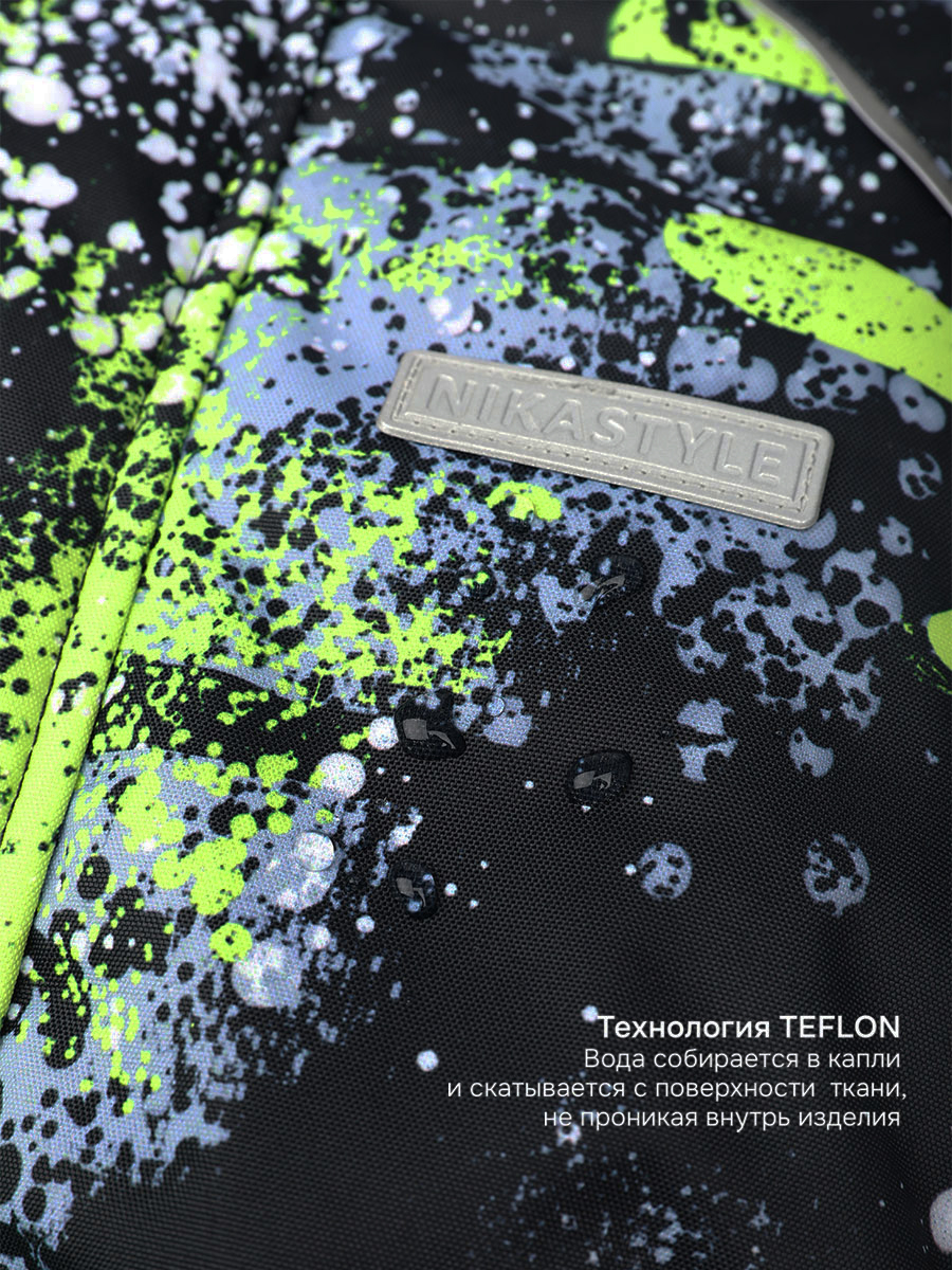 Комбинезон NIKASTYLE Комбинезон 8з4525 салат/черный - фото 12
