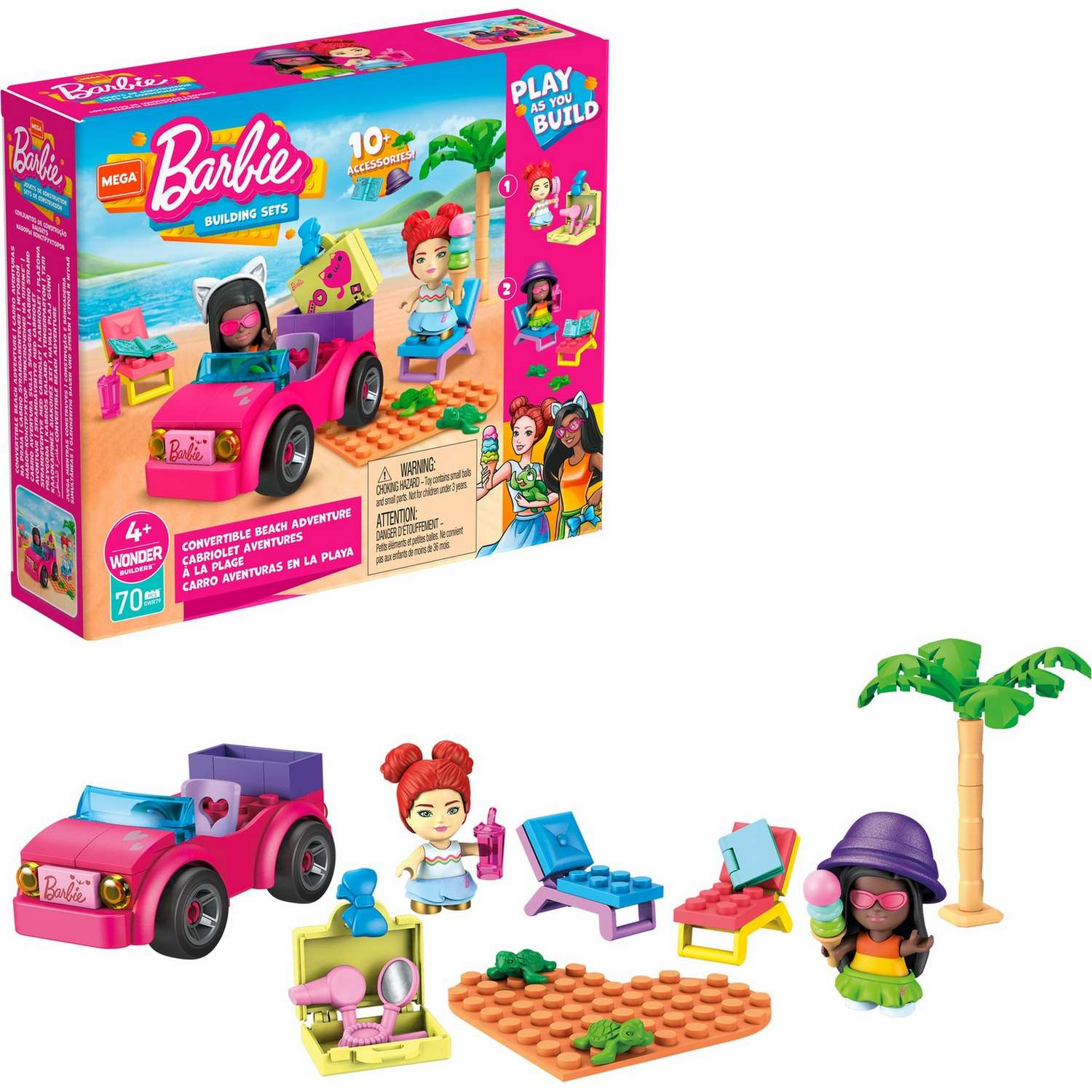 Конструктор Mega Construx Barbie Дорожное путешествие в ассортименте - фото 18