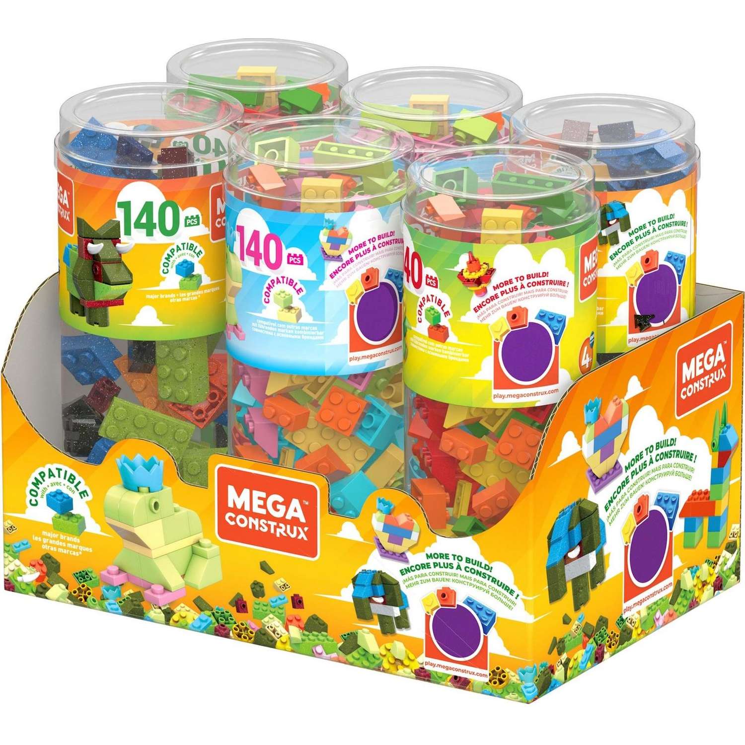 Конструктор Mega Construx Туба 140 дет. в ассортименте - фото 21