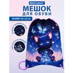 Мешок для обуви Brauberg кот с бабочками