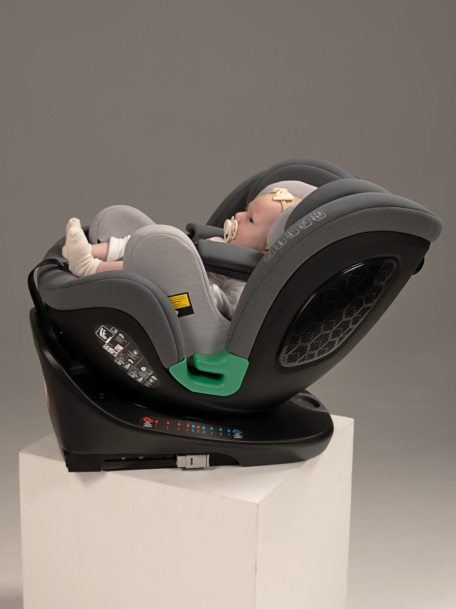 Автокресло Amarobaby Triumph Isofix 0+/1/2/3 (0-36 кг) зеленый - фото 17