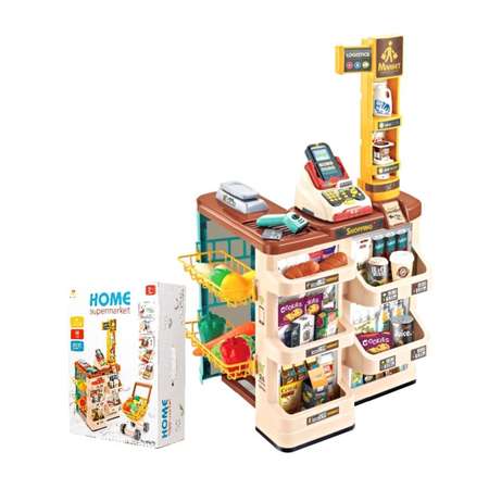 Игровой набор TrendToys продукты, прилавок, касса