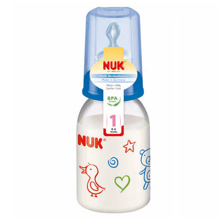 Бутылочка Nuk 110 мл в ассортименте