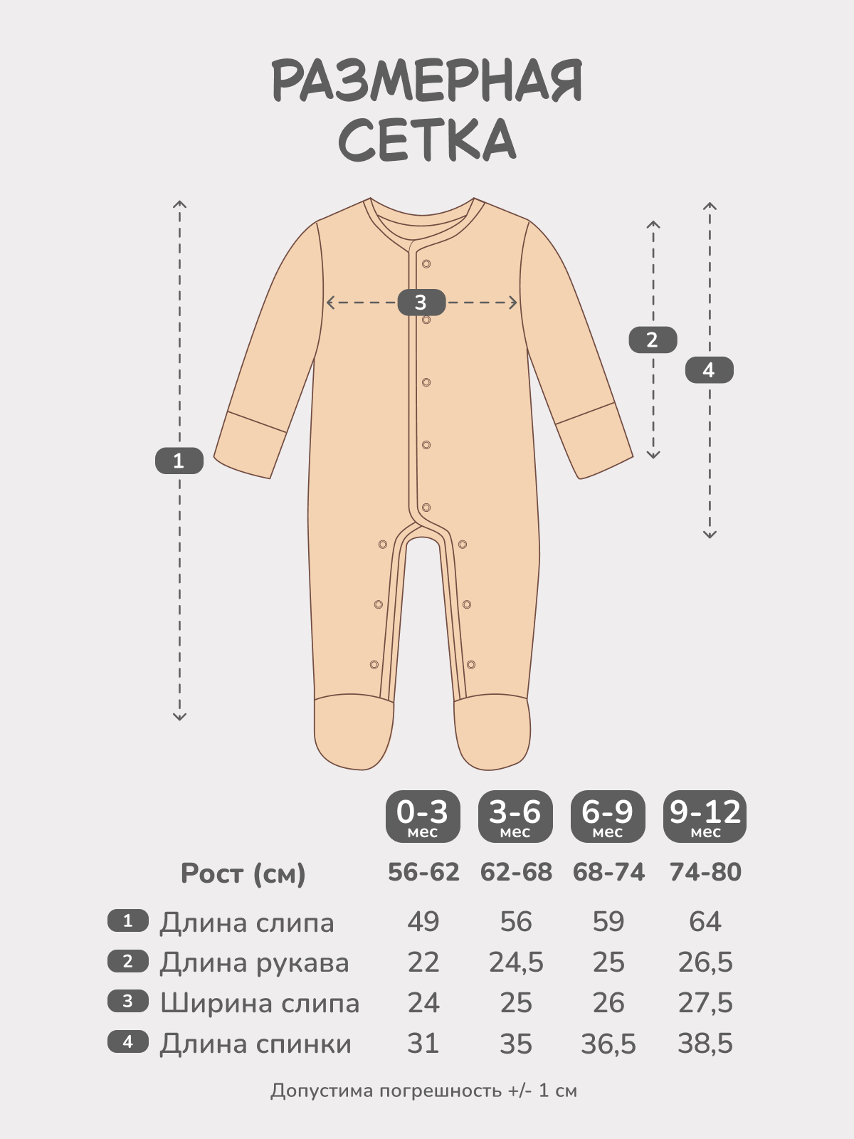 Комбинезон 3 шт Kotiko W2984-01 - фото 3