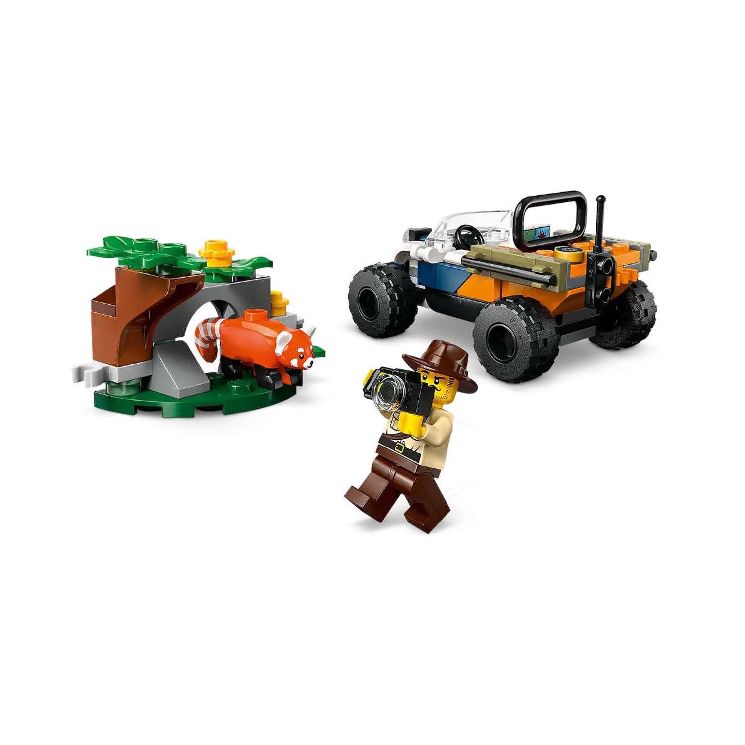 Конструктор LEGO City Jungle Explorer Red Panda 92 дет. - фото 3