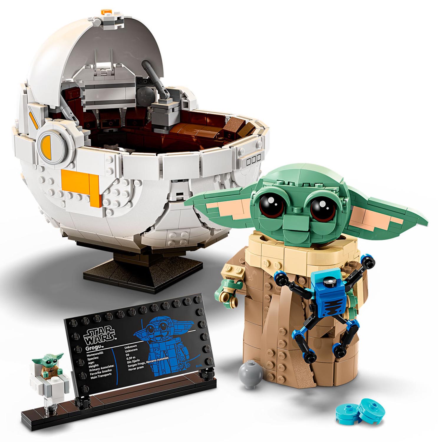 Конструктор LEGO Star Wars Грогу и его летающая коляска 1048 дет. - фото 10