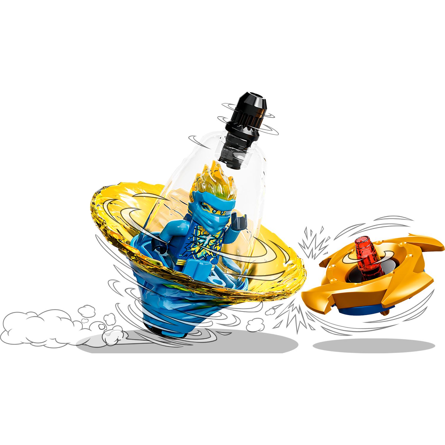 Конструктор LEGO NINJAGO Обучение кружитцу ниндзя Джея - фото 3