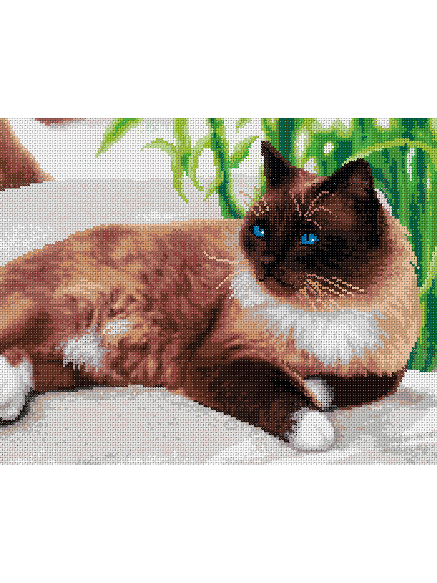 Алмазная мозаика Art on Canvas Сиамская кошка в ассортименте - фото 2
