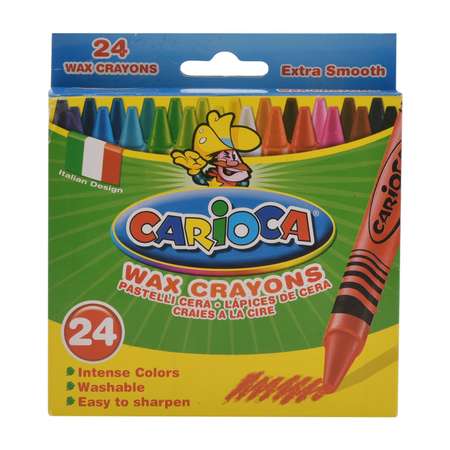 Восковые мелки CARIOCA 24 шт.