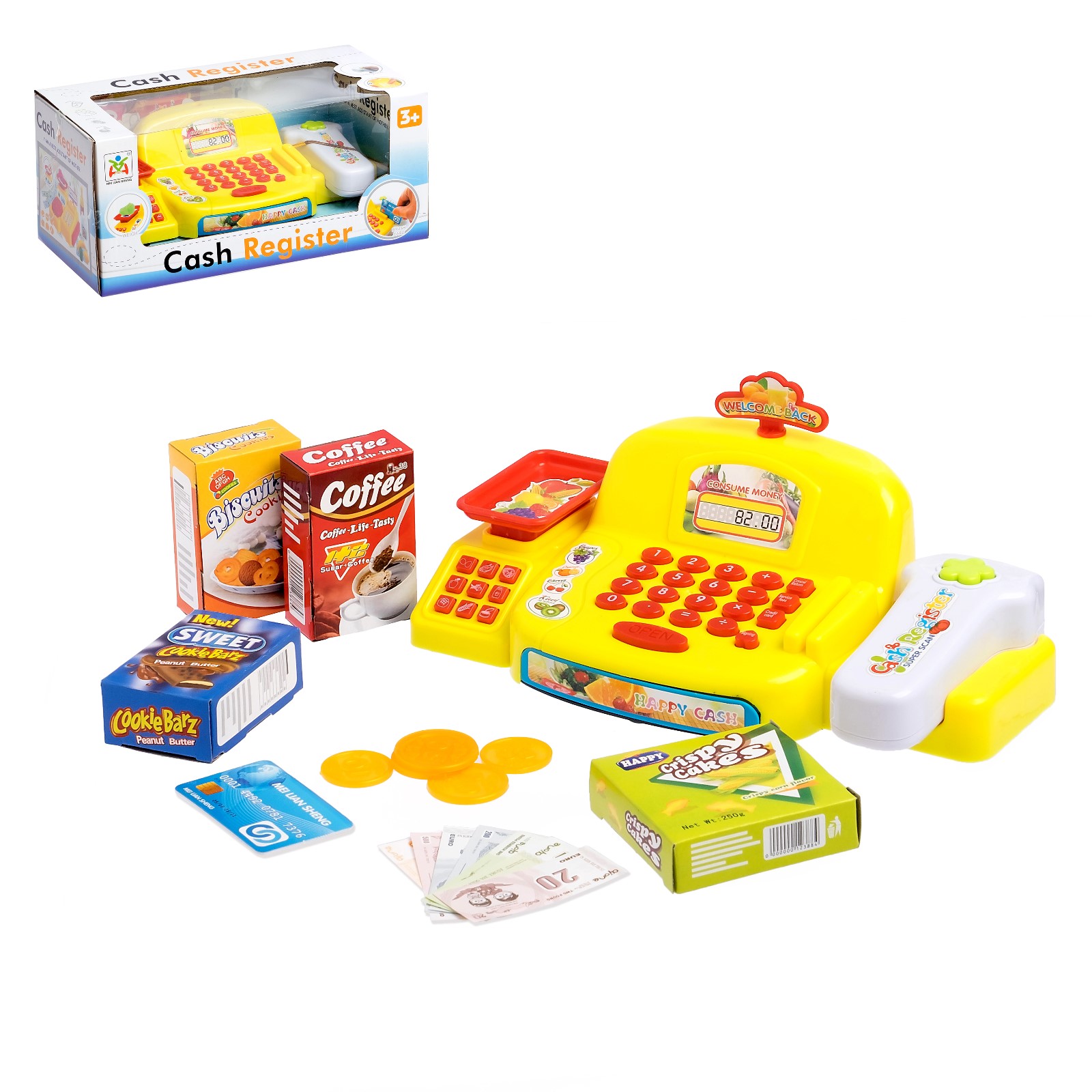 Игровой набор Sima-Land продукты, прилавок, касса - фото 1