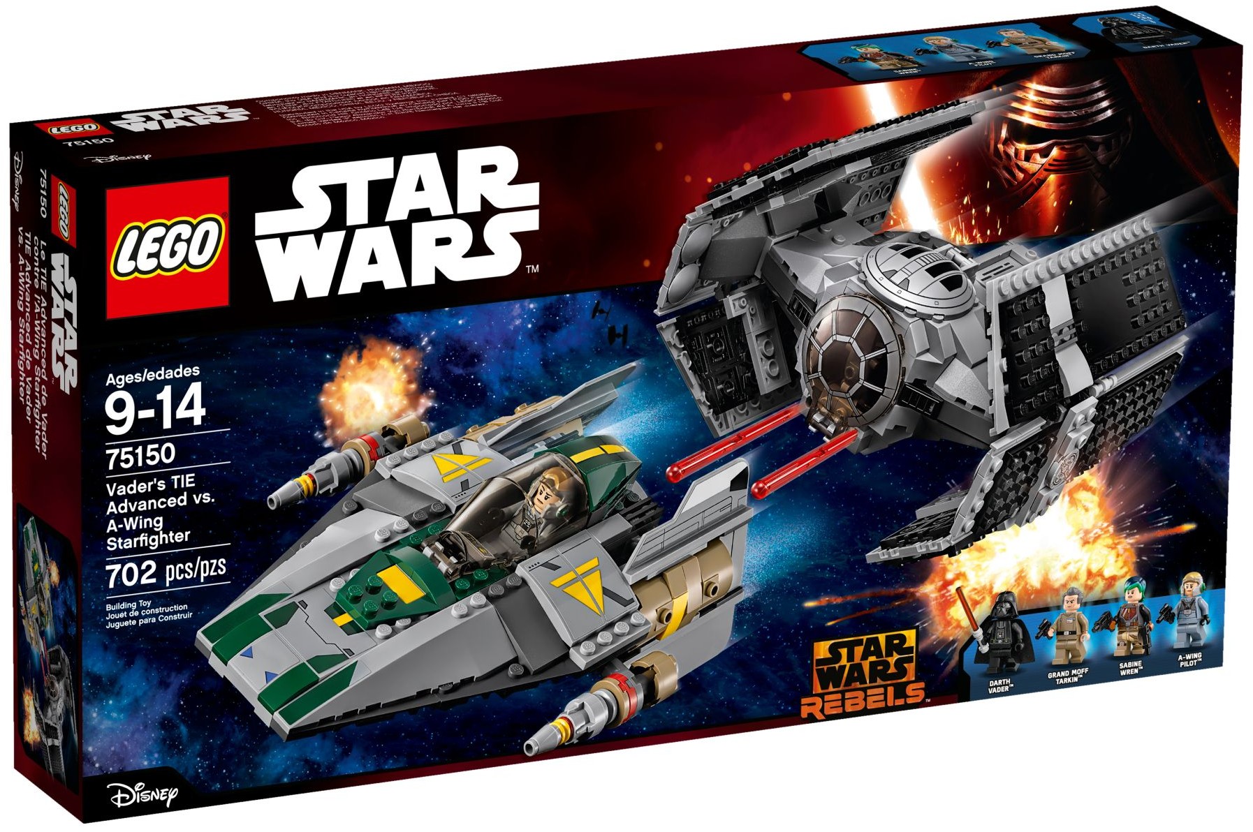 Конструктор LEGO Star Wars 75150 625 дет. - фото 1