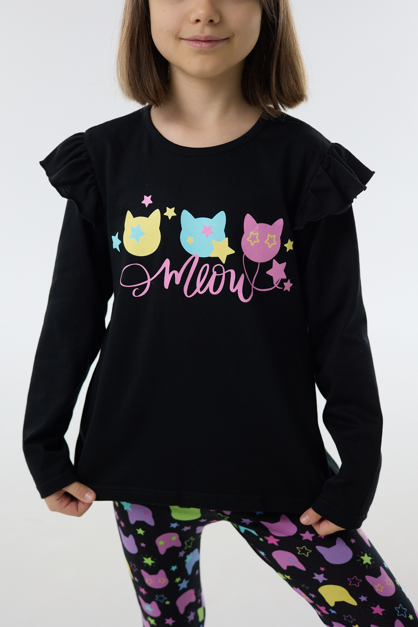 Костюм YAXX 021--Костюм киска/черный (К+Л) - фото 5