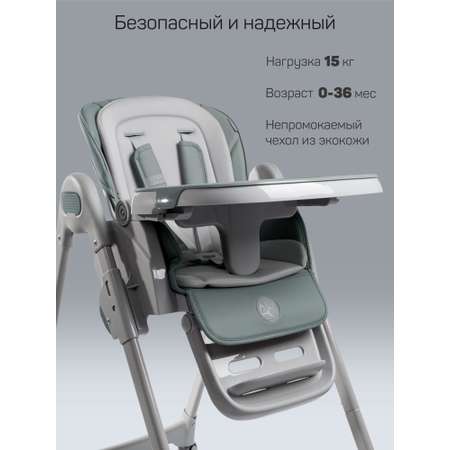 Стульчик для кормления Amarobaby Yummy зеленый