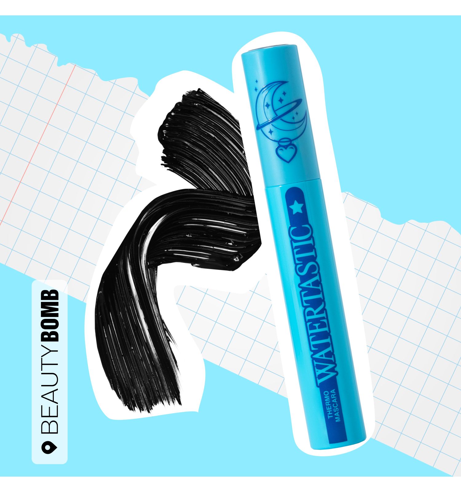 Тушь для ресниц Beauty Bomb Water resistant mascara Waterstatic влагостойкая тон 01 черная 9мл - фото 7