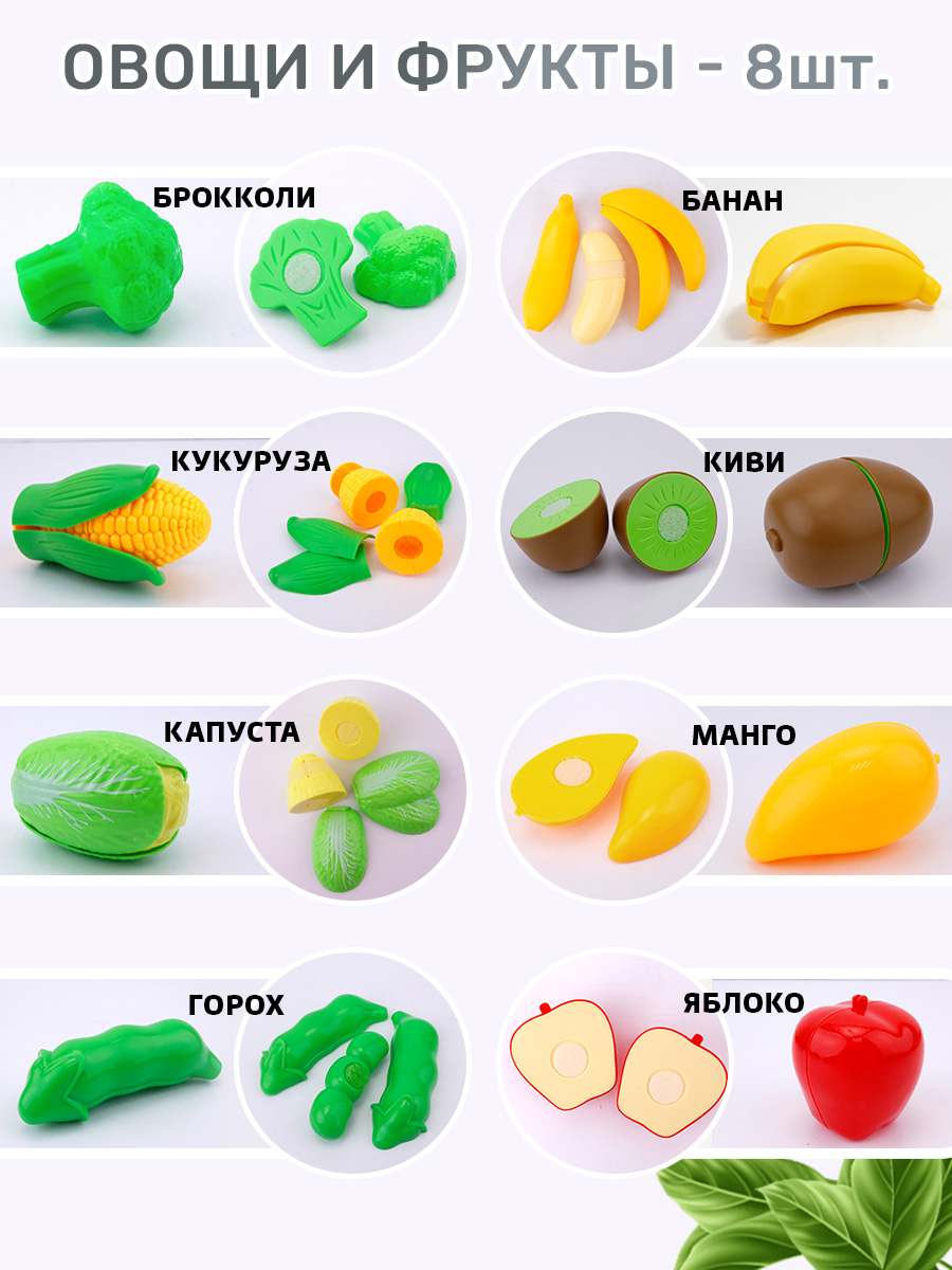 Игрушка TIPTOPOLIS Продукты 24 предм. - фото 2