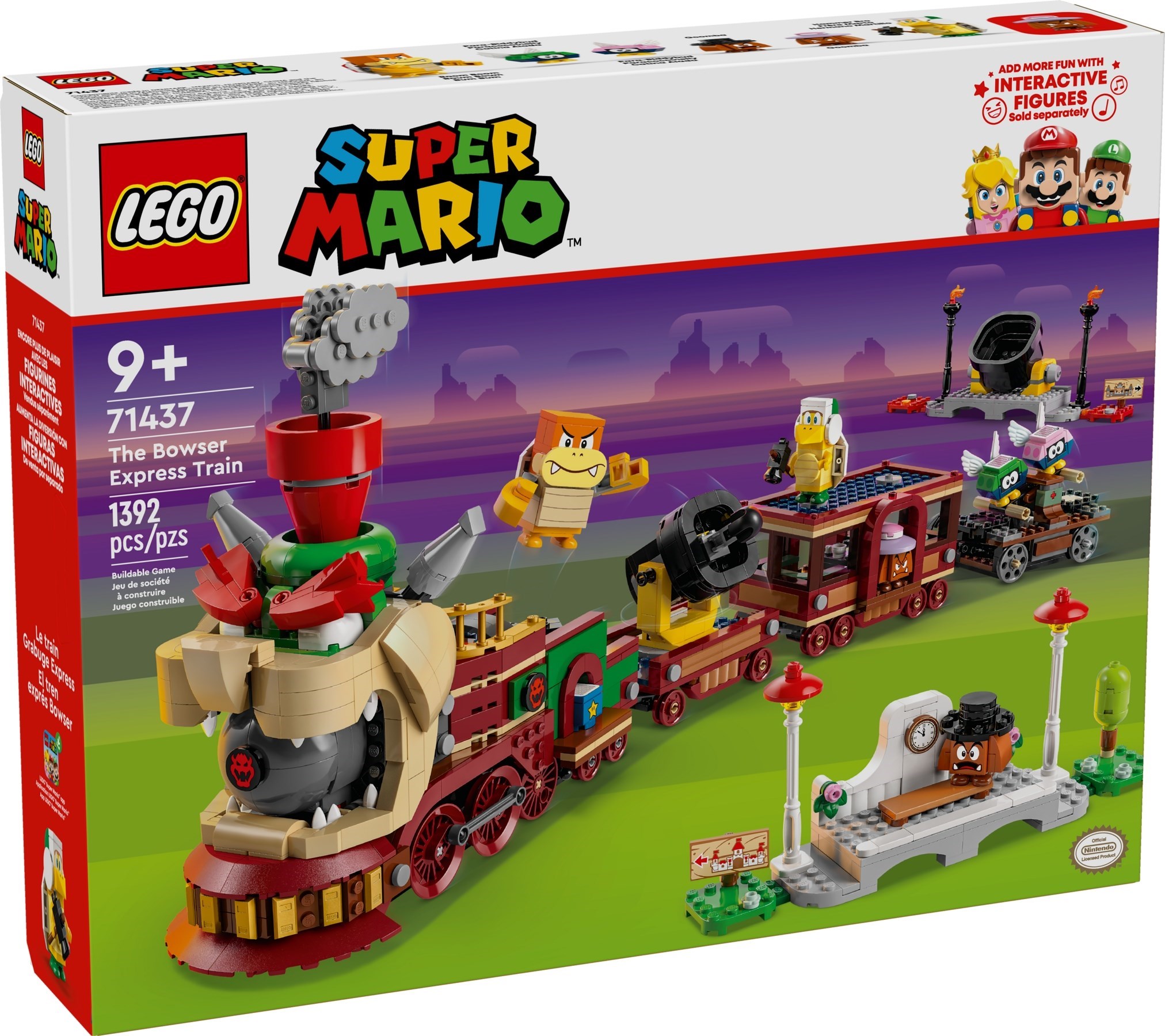 Конструктор LEGO Super Mario 71437 1392 дет. - фото 1