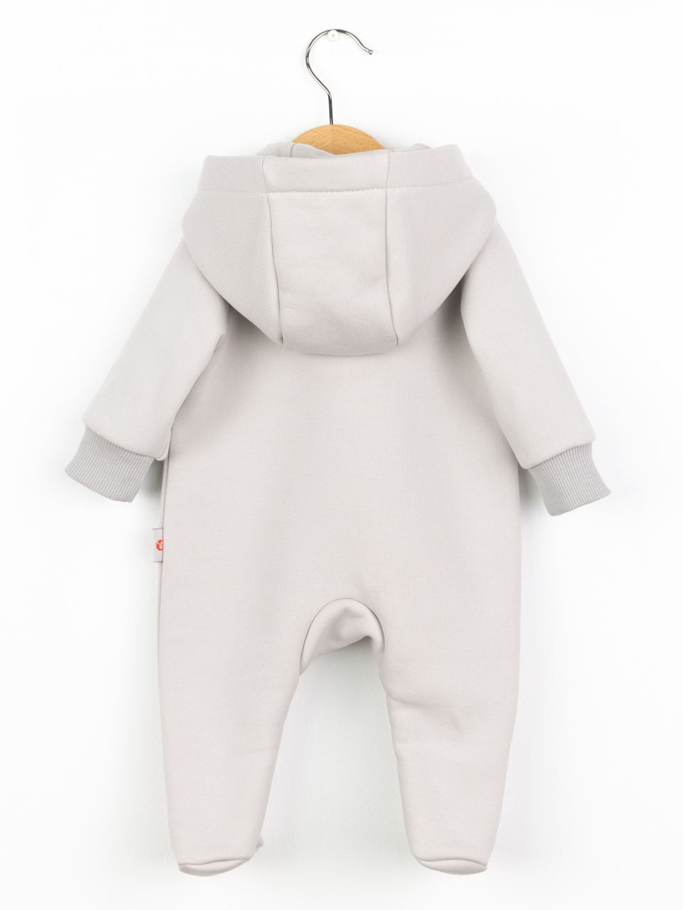 Комбинезон утепленный Baby boom К407/6-Ф аппликация капибара светло-серый - фото 2