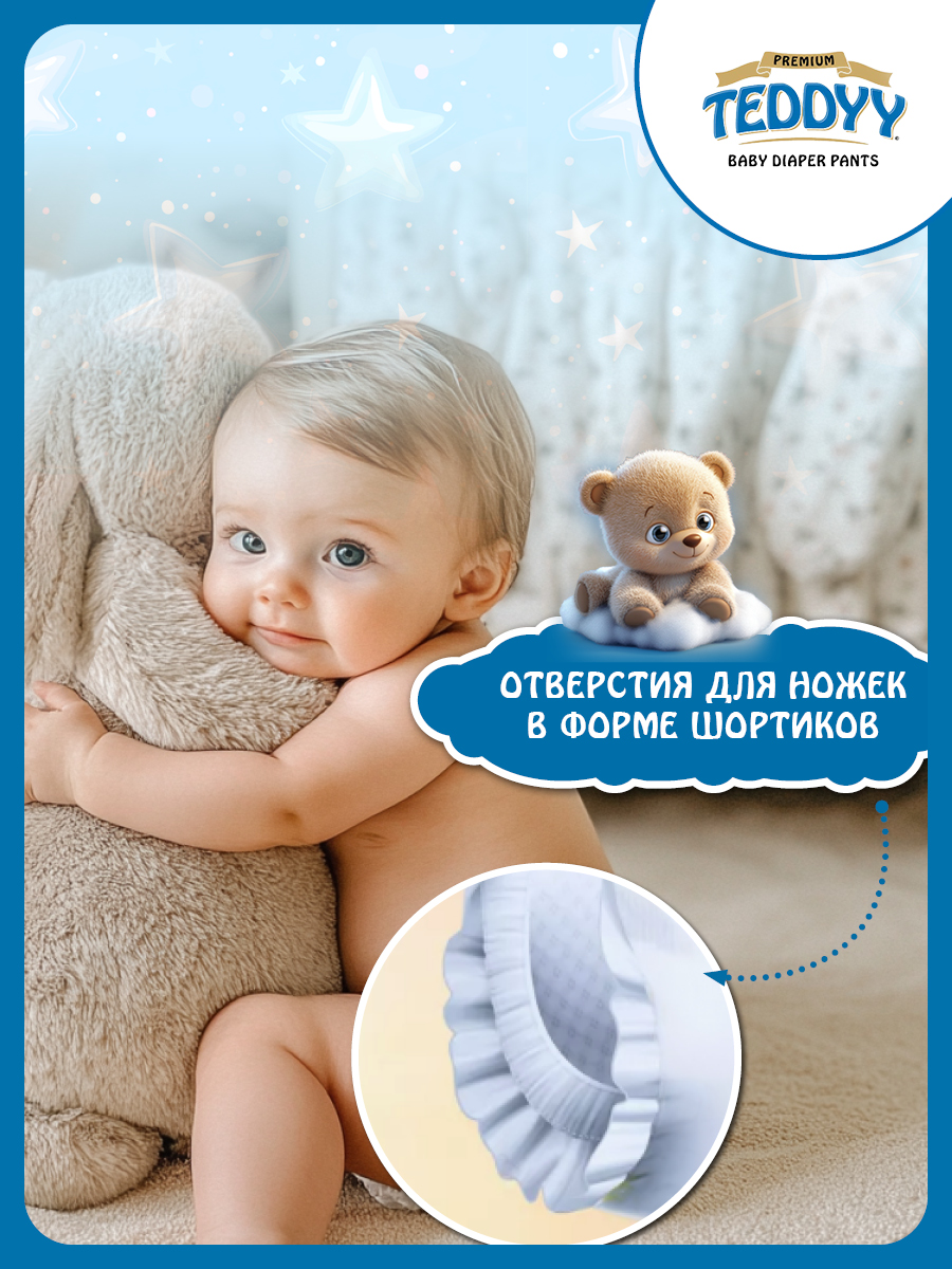 Трусики Teddy Baby Premium XL 36 шт. - фото 9