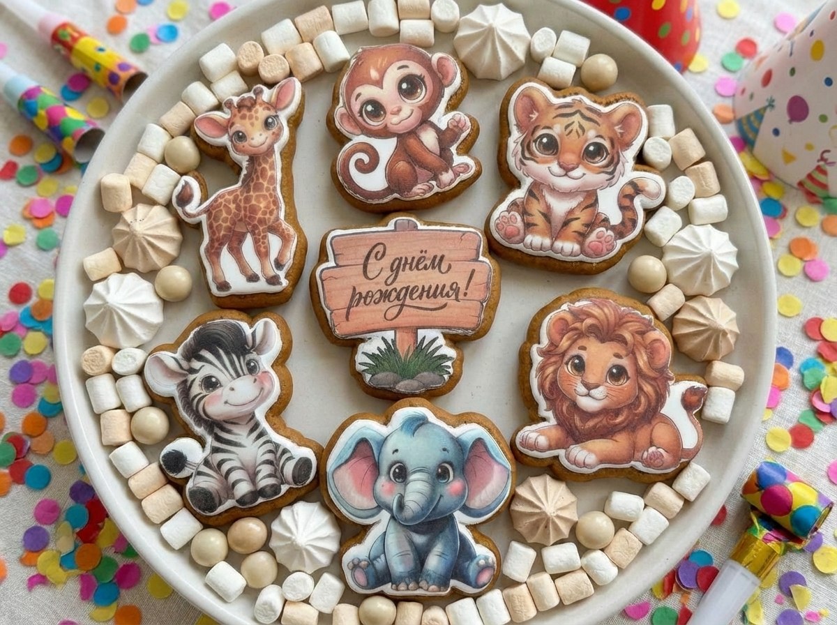 Имбирные пряники Art Sweets Украшение на торт - фото 2