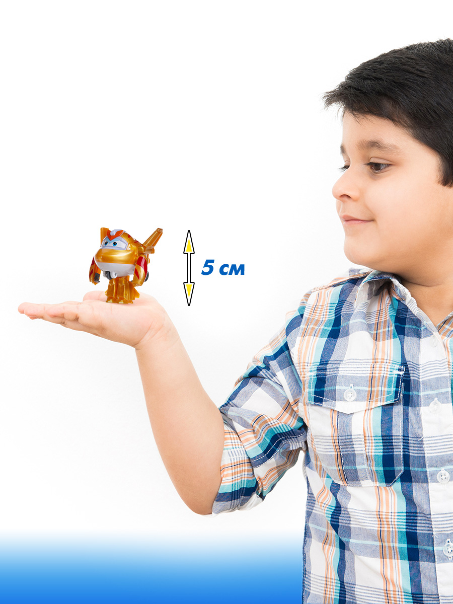 Фигурка Super Wings Машина трансформер+Голден Бой - фото 5