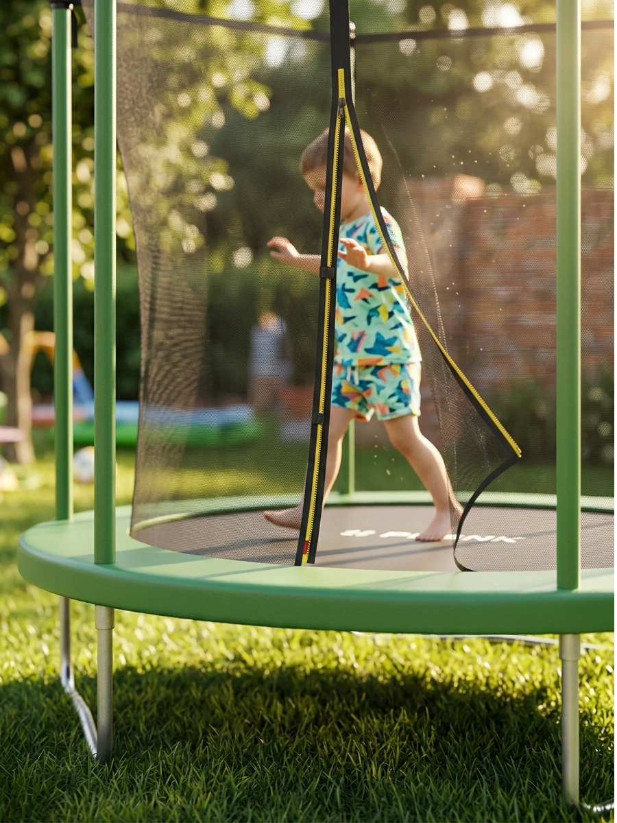 Батут уличный Plank SKY 8ft internal 244см с внутренней сеткой - фото 9