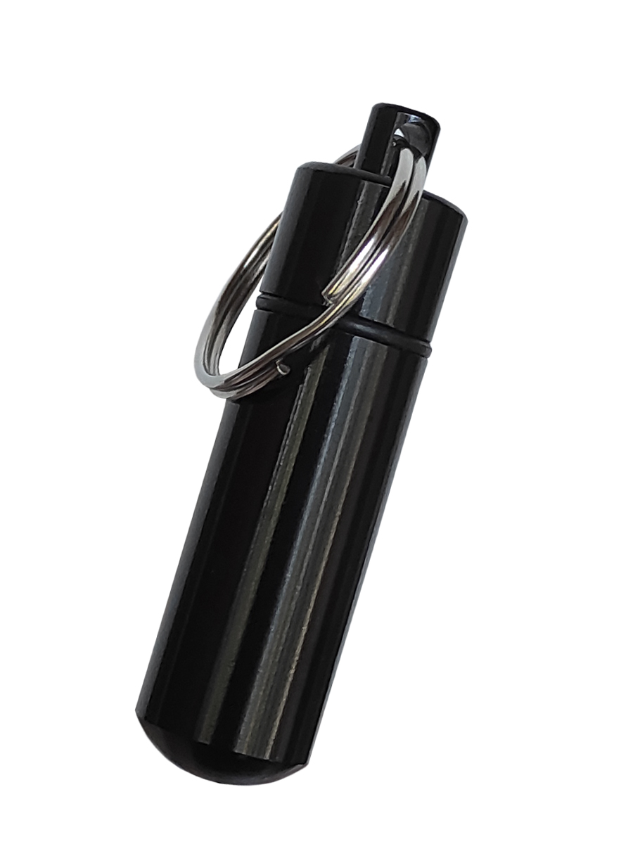 Капсула-брелок Solaris 14мм*52мм Черная - фото 8