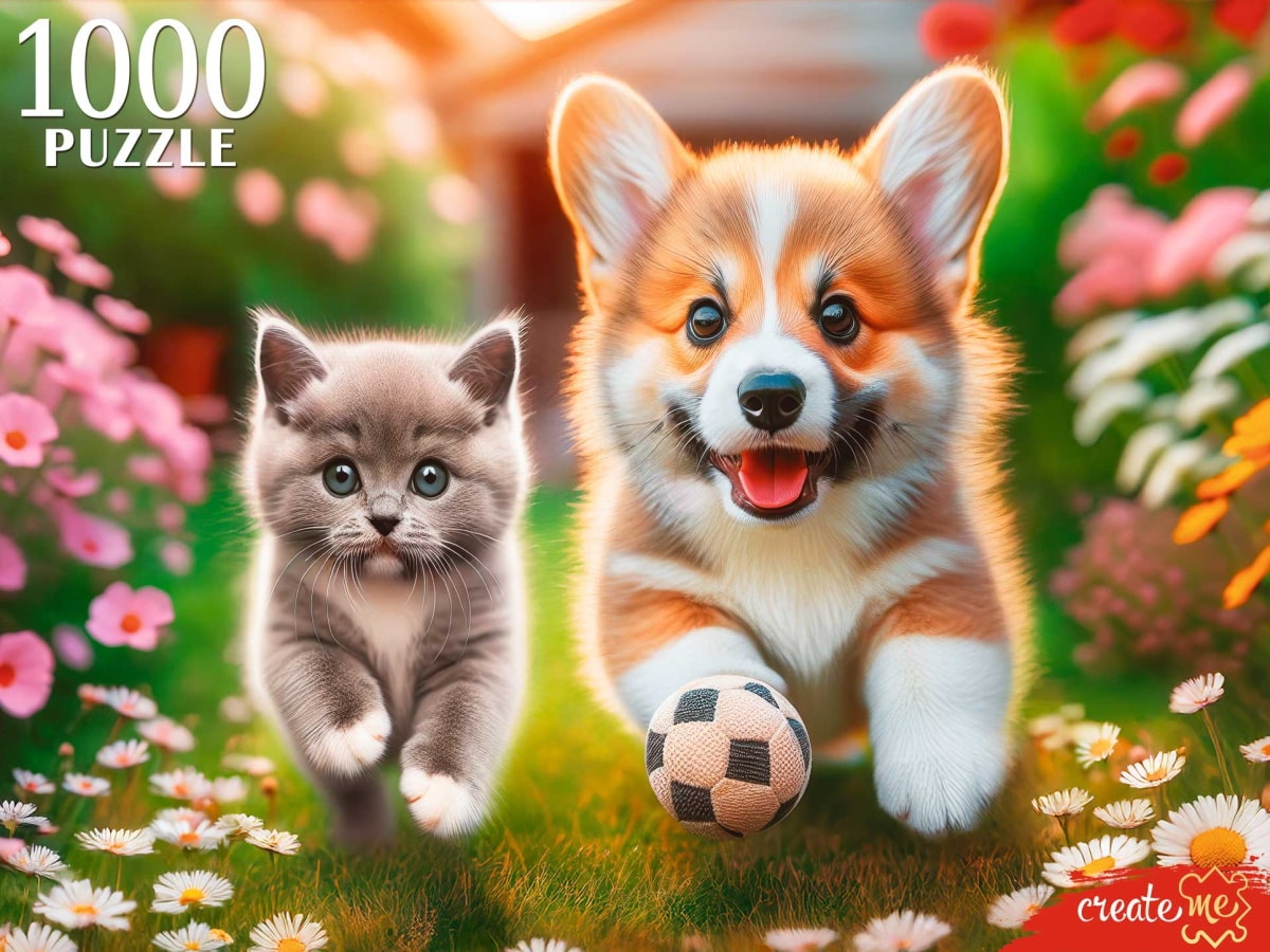 Пазл Рыжий кот классический - фото 1