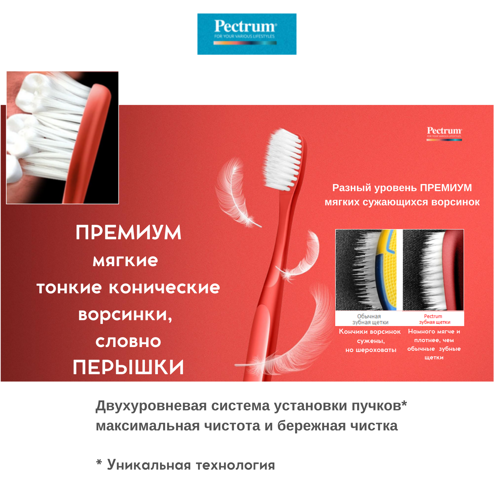 Зубная щетка классическая DENTAL CARE 12 шт. - фото 3