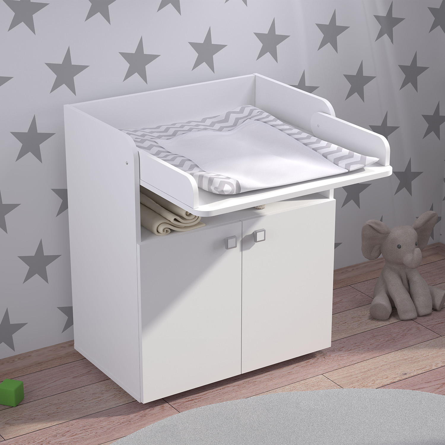 Комод Polini kids Simple 1270 Белый - фото 13