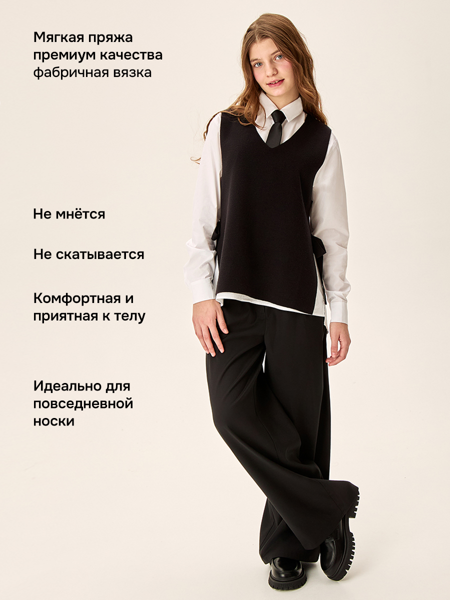 Жилет NIKASTYLE 9ш73626 черный - фото 3