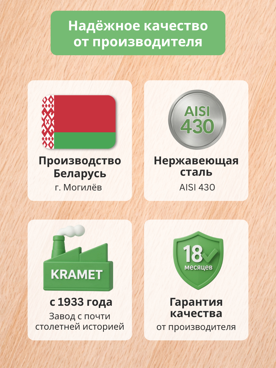 Набор посуды KRAMET Теремок 2 предм. - фото 10