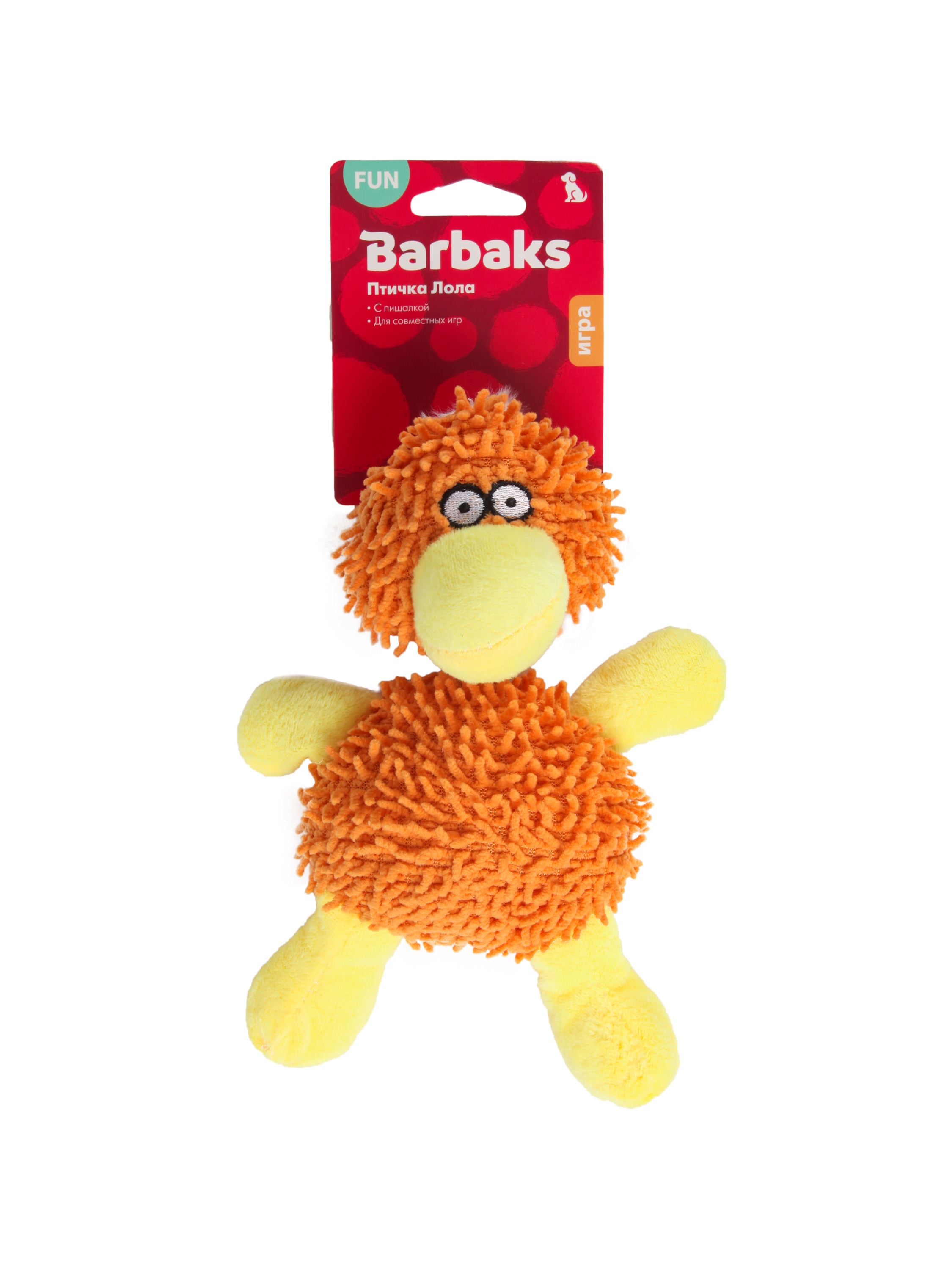 Игрушка для собак Barbaks Птичка Лола мягкая - фото 6