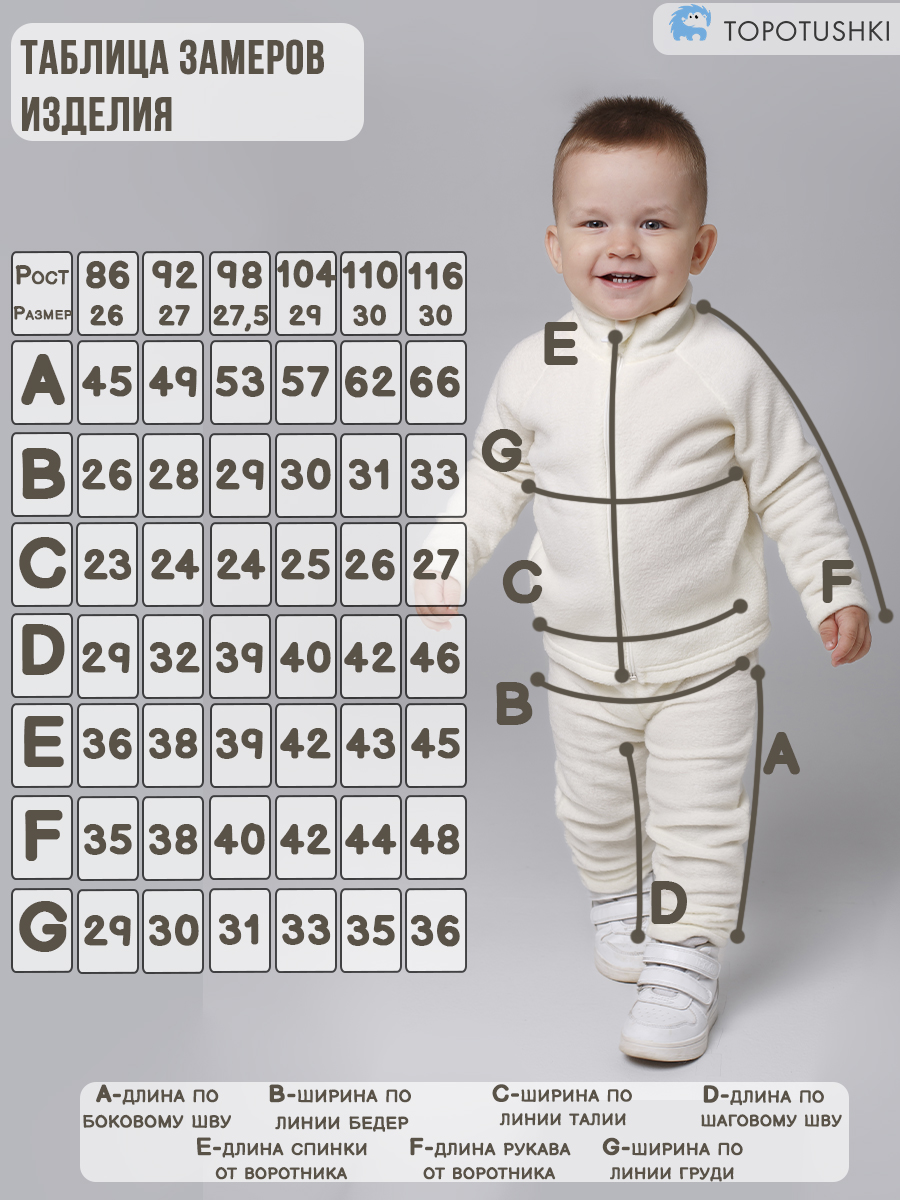 Костюм TOPOTUSHKI Т09346625фл - фото 2