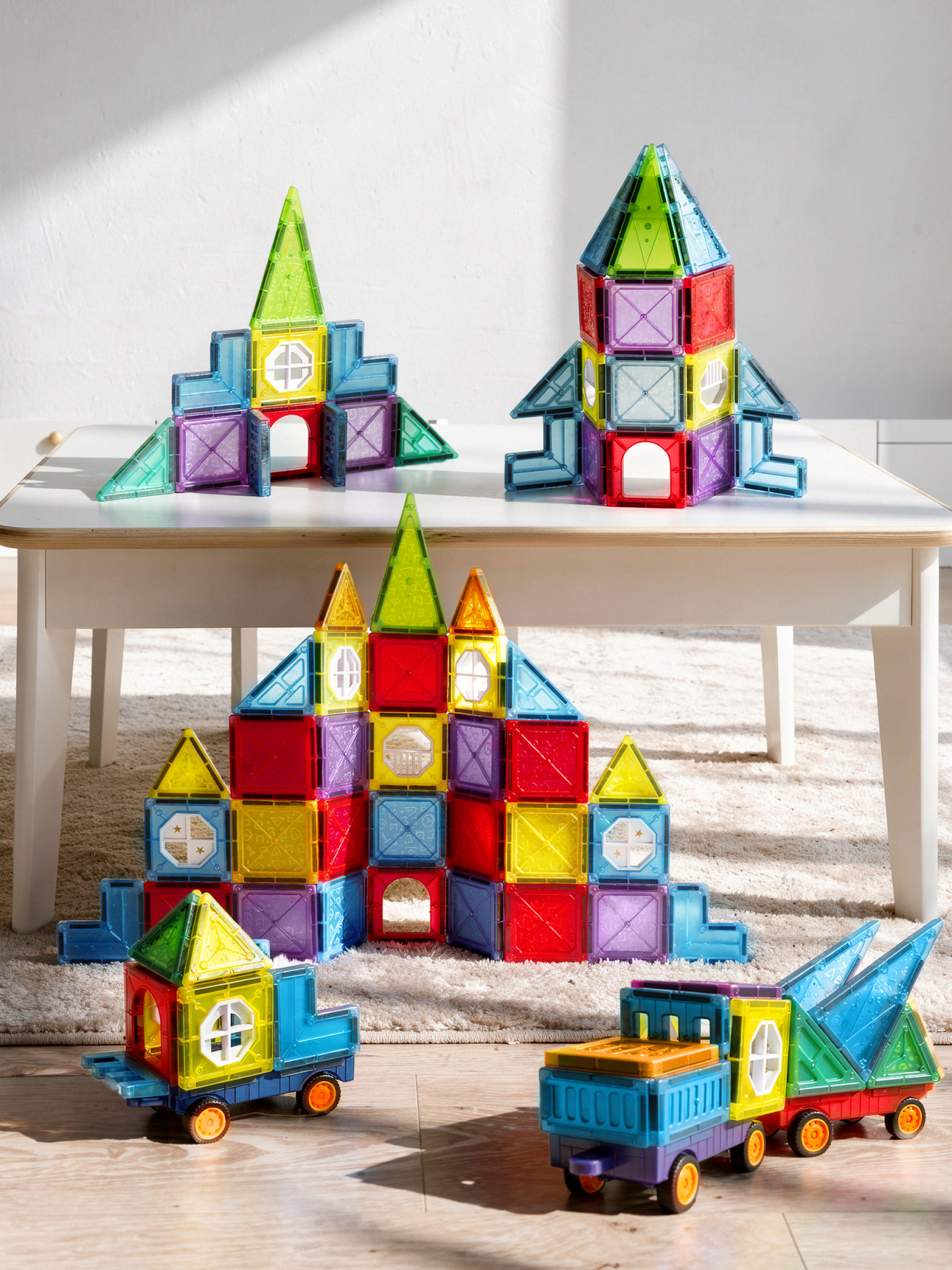 Конструктор SAYFUN toys магнитный 60 дет. - фото 12