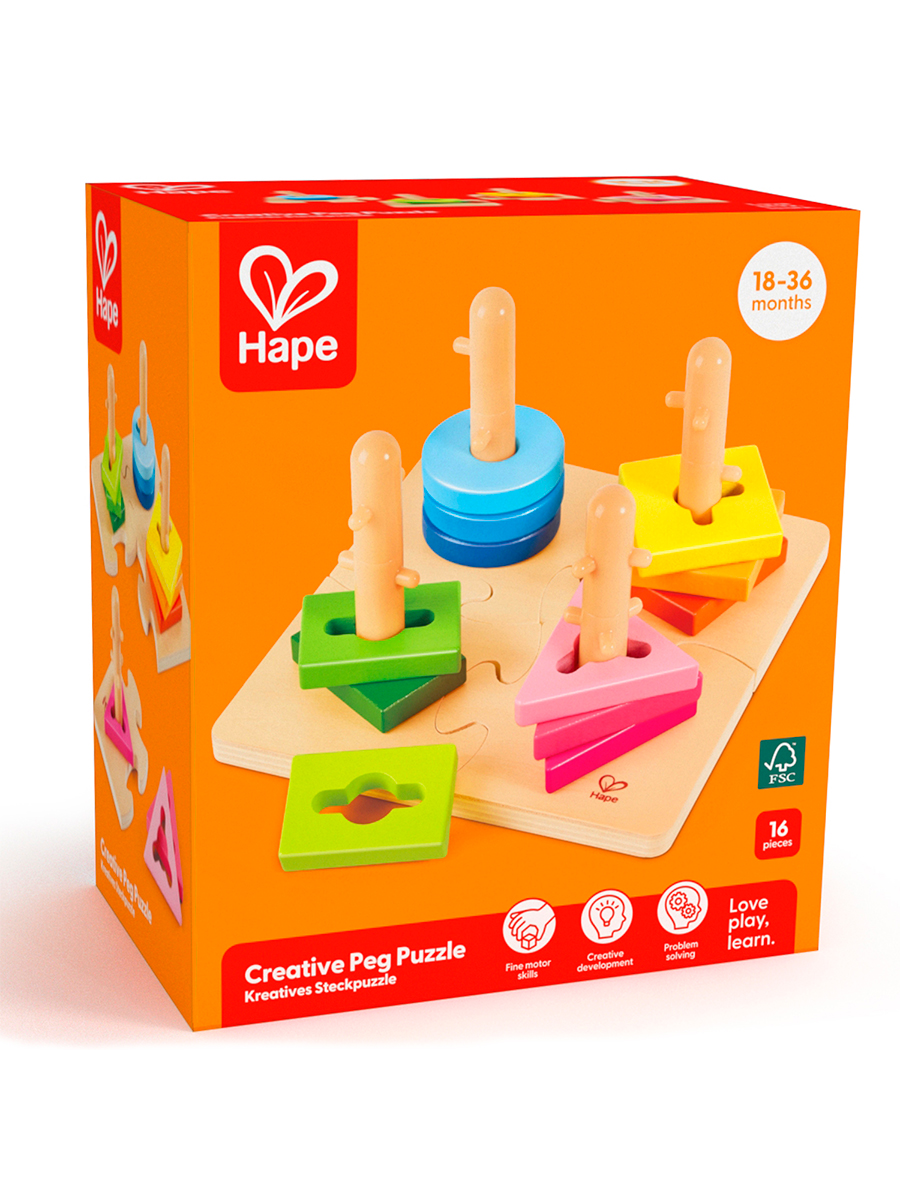 Пазл Hape деревянный - фото 8