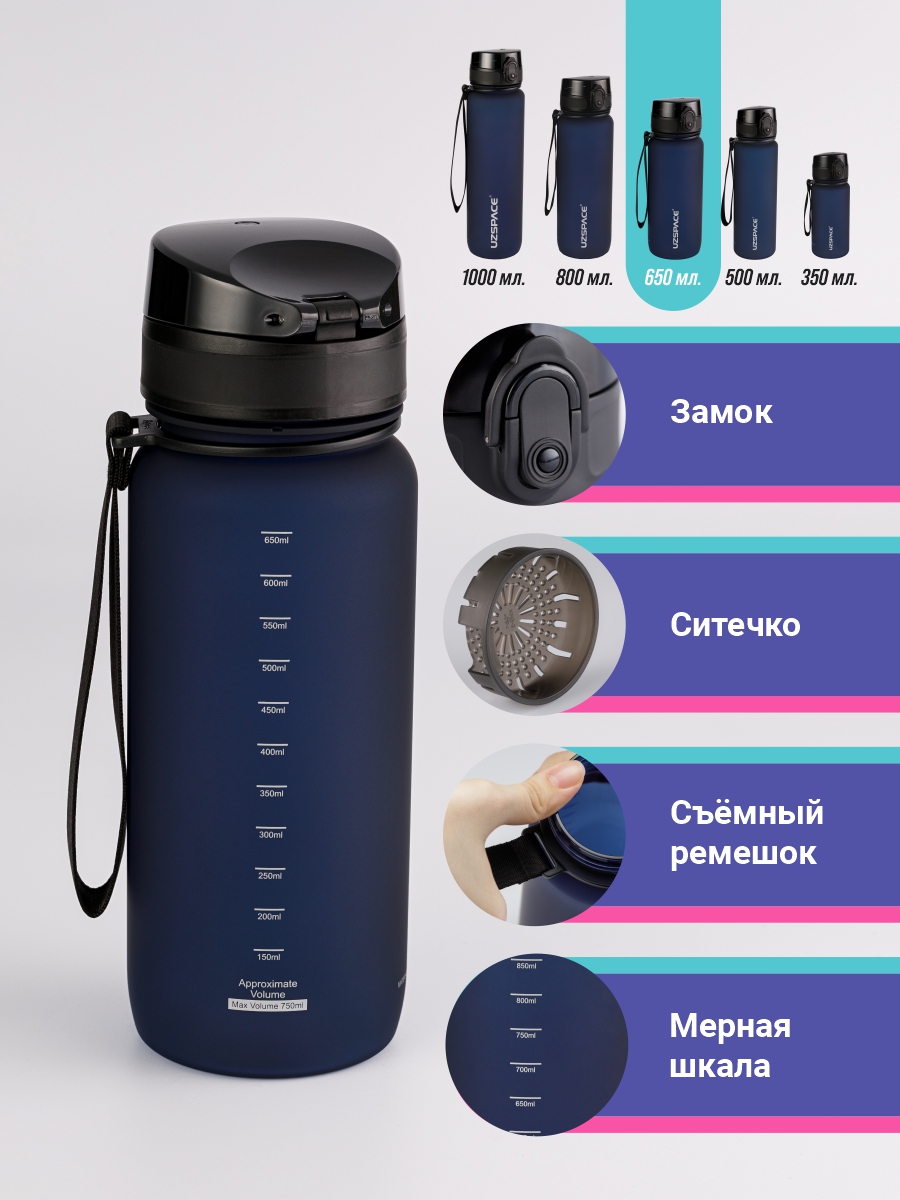 Бутылка UZSPACE 650 мл - фото 5